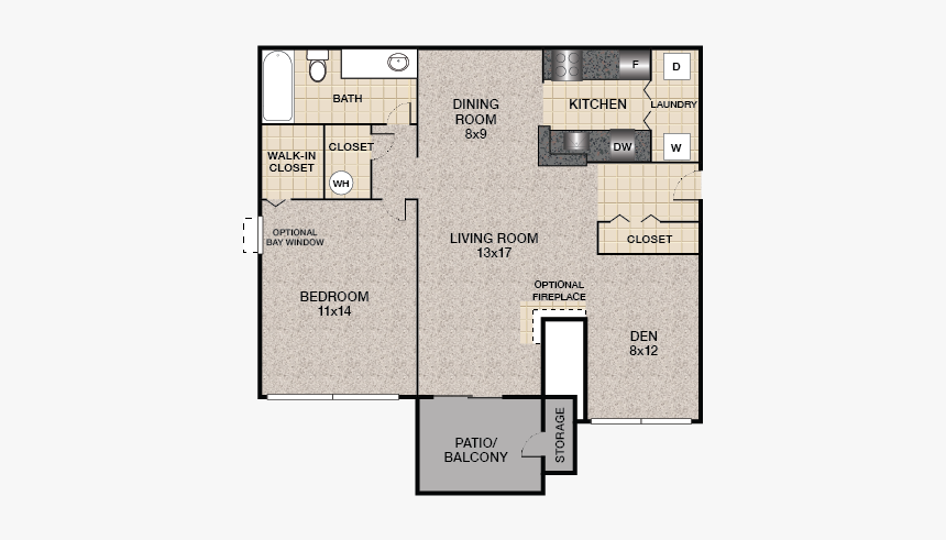 Linden Floor Plan - Floor Plan, HD Png Download