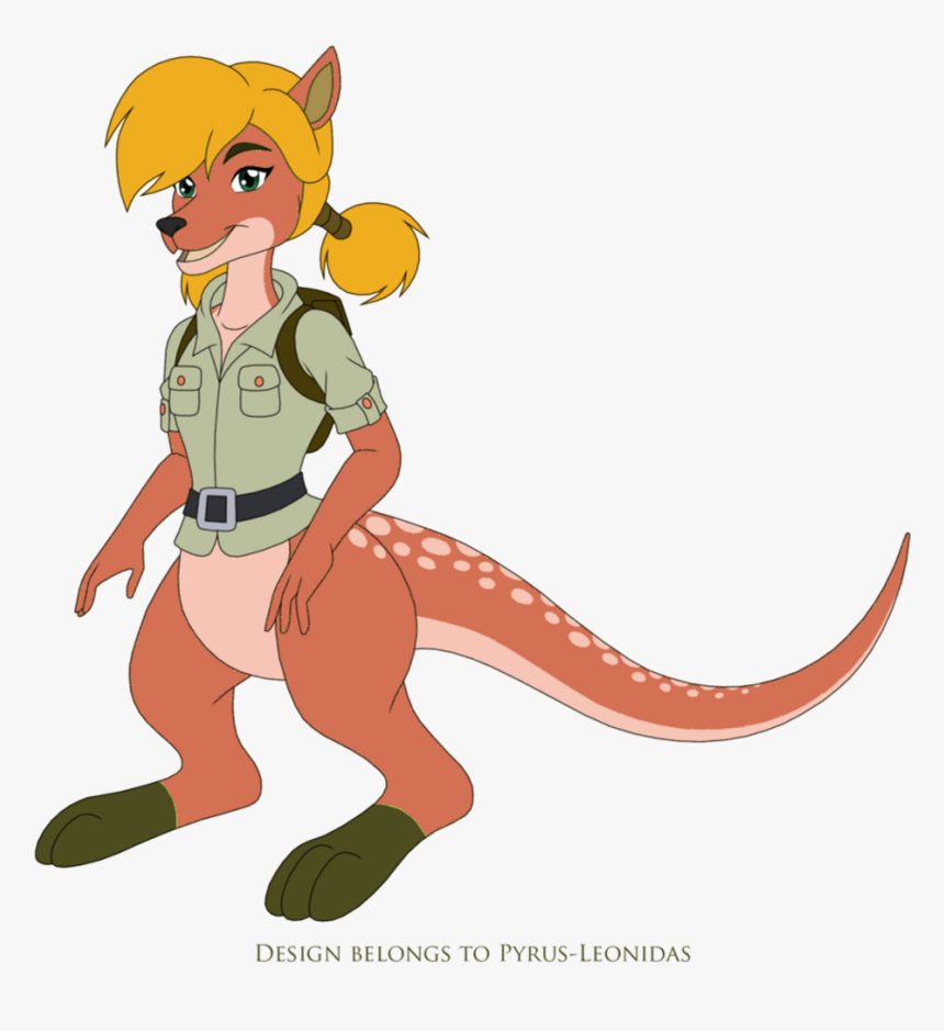 Kangaroo Sticker Clipart , Png Download - Cartoon, Transparent Png