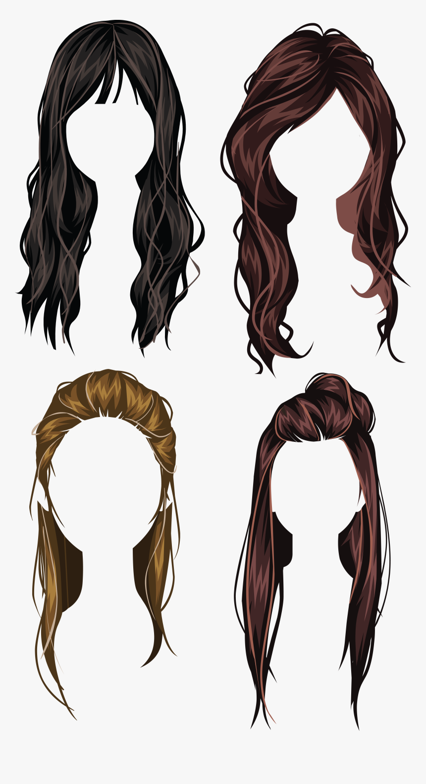 Hair Wig Png - Lace Wig, Transparent Png