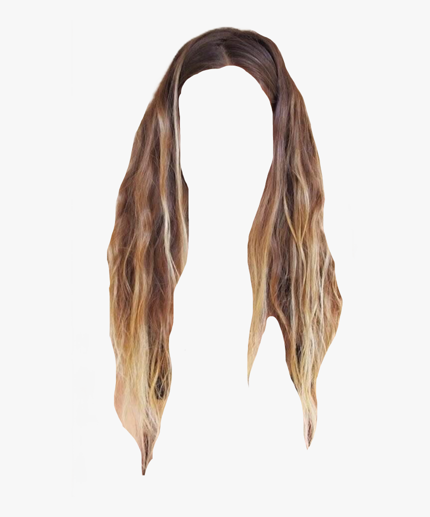 #ombre #interesting #art #wig #brown #blonde #hair - Lace Wig, HD Png Download