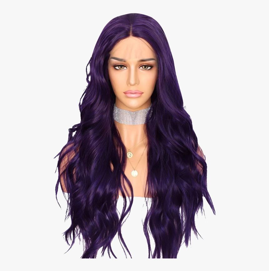 Transparent Purple Lace Png - Cor De Cabelo Roxo Escuro, Png Download