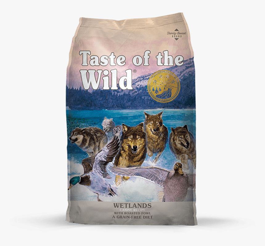 Wetlands Canine Recipe With Roasted Fowl Package Photo - Taste Of The Wild Wetlands Grain Free Dry Dog Food, HD Png Download