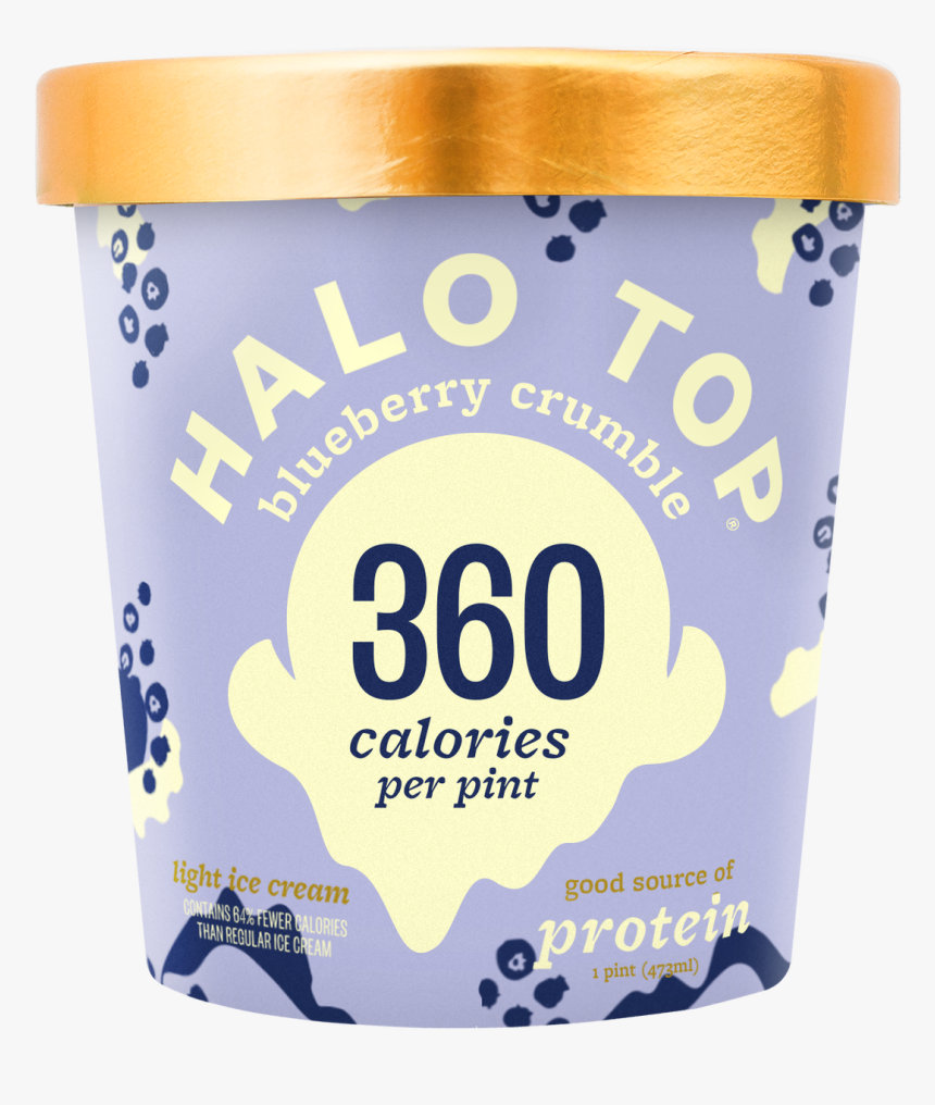 Halo Top Blueberry Crumble, HD Png Download