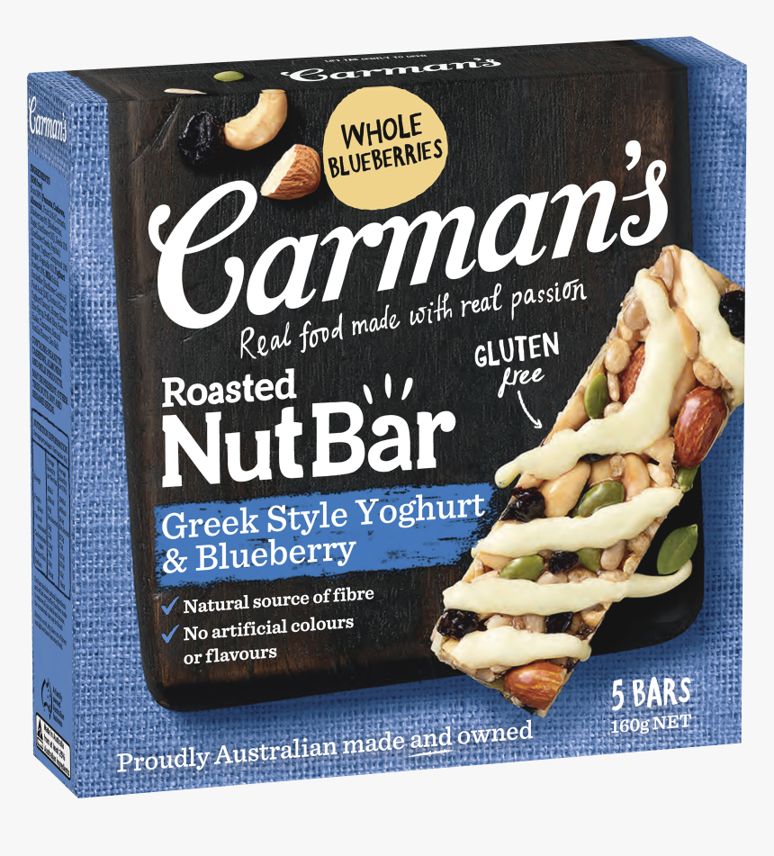 Greek Style Yoghurt & Blueberry Nut Bars, HD Png Download