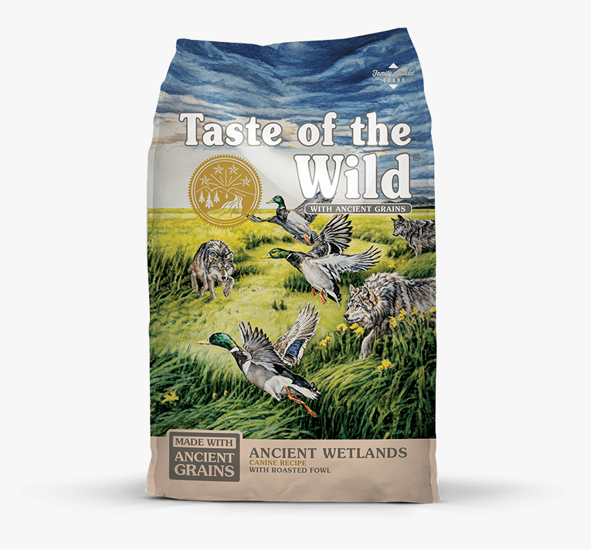 Ancient Wetlands Canine Recipe With Roasted Fowl Package - Taste Of The Wild Ancient Grains, HD Png Download