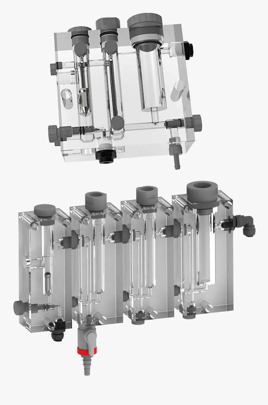 Chambre De Mesure Modulaire Ou Monobloc Pmma - Plexiglass Cells, HD Png Download