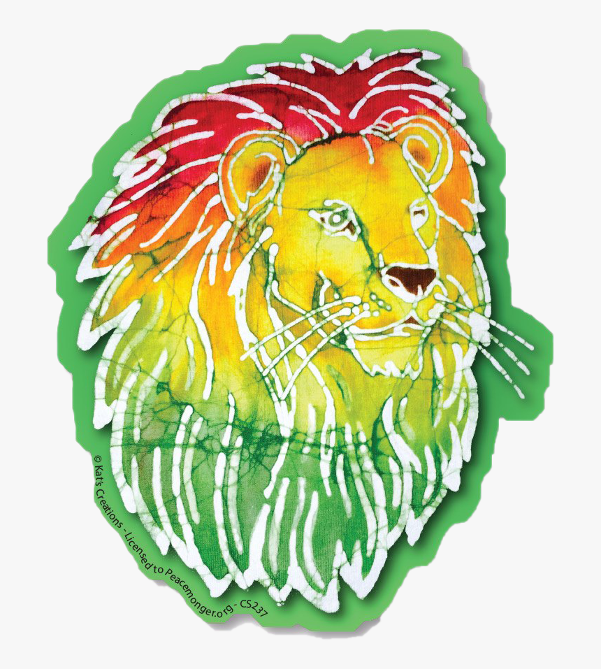 Rasta Lion Png Pic - Reggae, Transparent Png