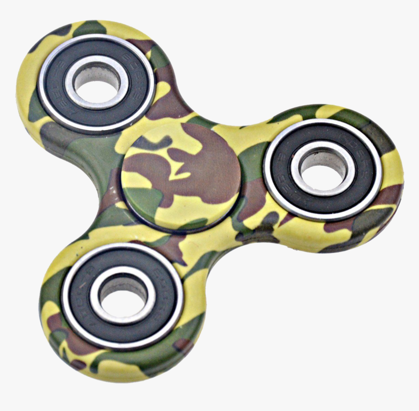 Camo Fidget Spinner - Fidget Spinner, HD Png Download