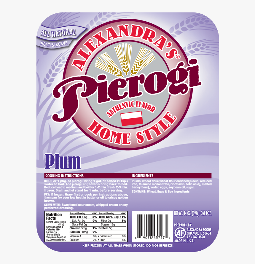Plum Pierogi - Alexandra Pierogi, HD Png Download