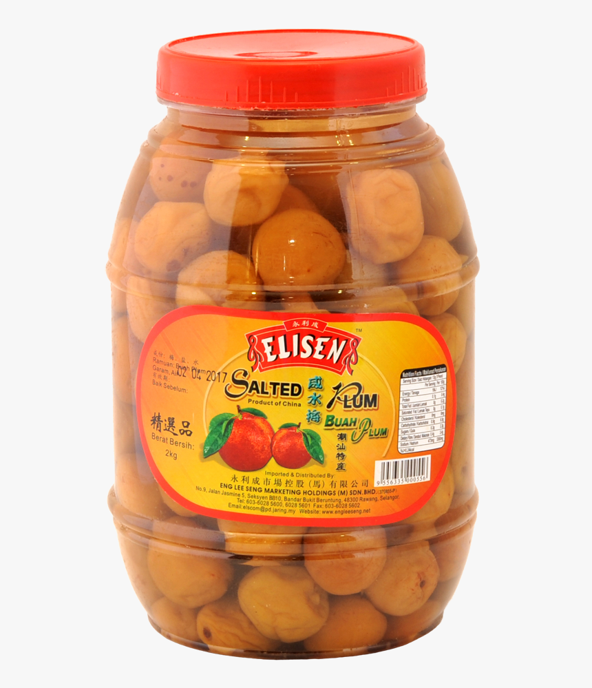 Elisen Salted Plum 2kg - Salted Plum, HD Png Download