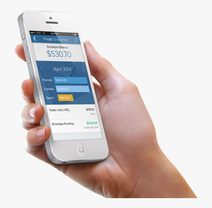 Phone In Hand Png Image - Smartphone At Hand Png, Transparent Png