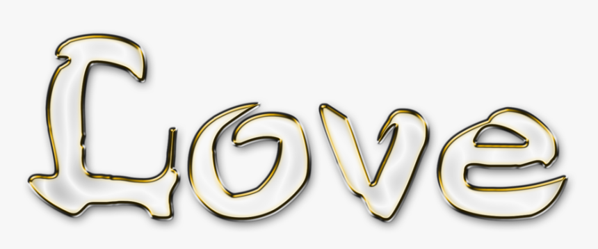 Png Love Text Logo, Transparent Png