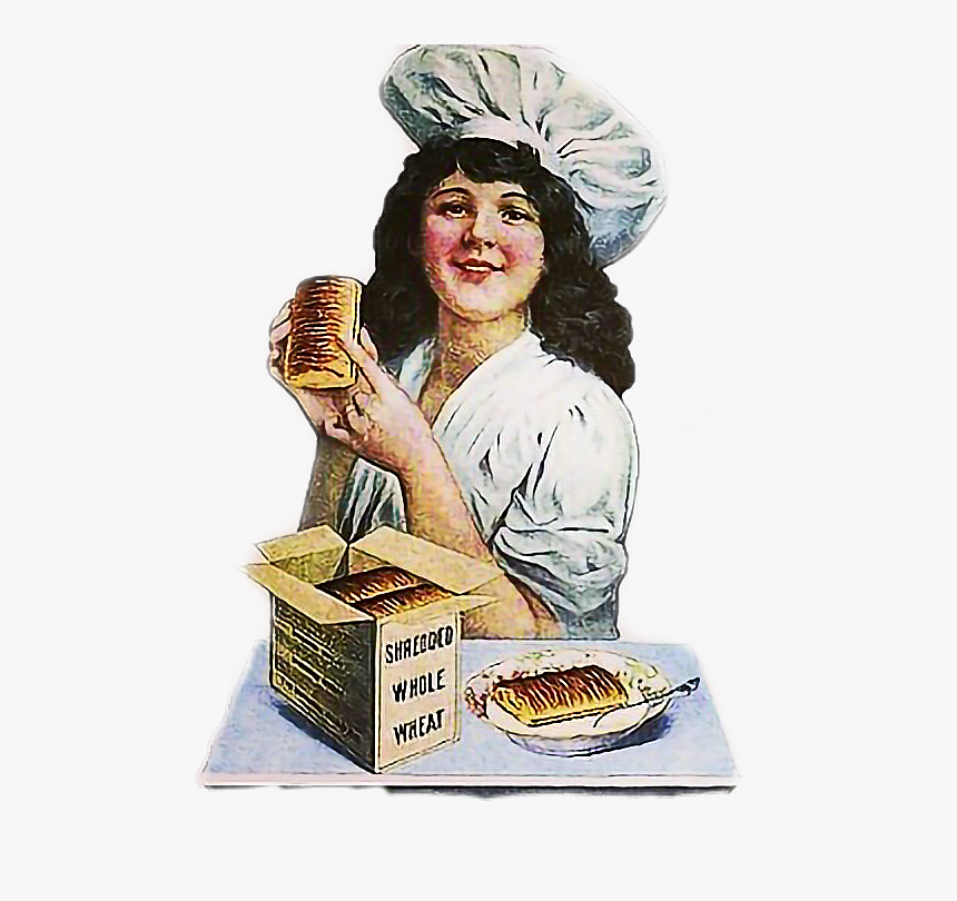 #vintage #lady #ad #advertising #chef - Illustration, HD Png Download