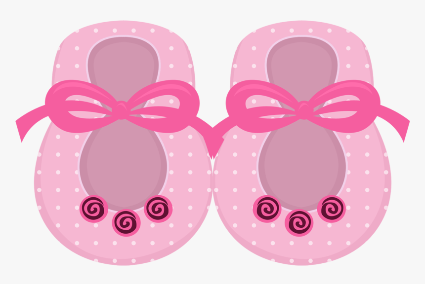 Transparent Baby Girl Booties Clipart - Baby Clipart Background Pink, HD Png Download