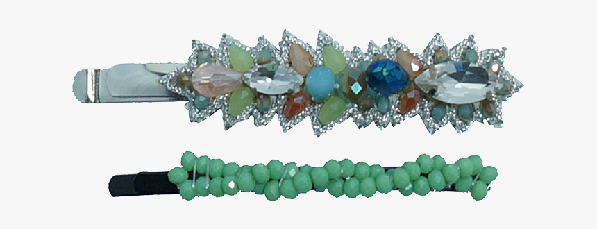 Pink Pewter Jeweled Bobby Pins - Saw Chain, HD Png Download