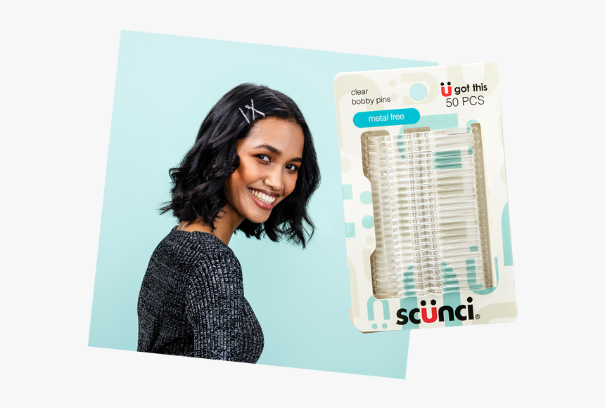 Bobby Pin Hairstyles - Human, HD Png Download