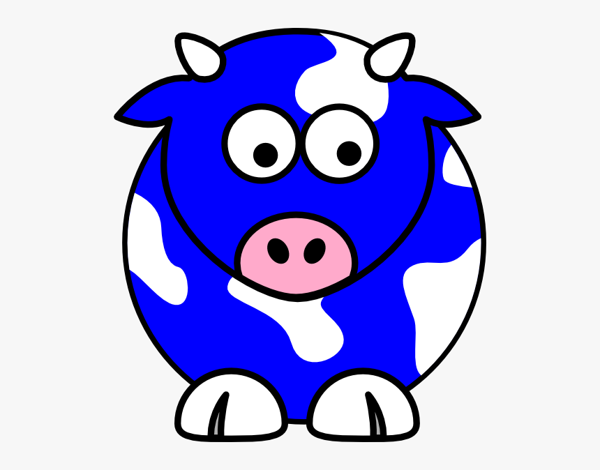 Transparent Cows Clipart - Cow Cartoon Black White, HD Png Download