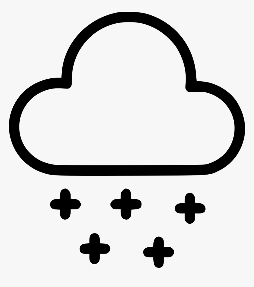 Weather Thunder Snow Cloud Nature Wind - Thunder And Cloudy Clipart, HD Png Download