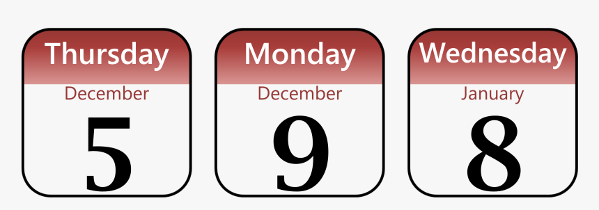 December 5, December 9, January - Colorfulness, HD Png Download