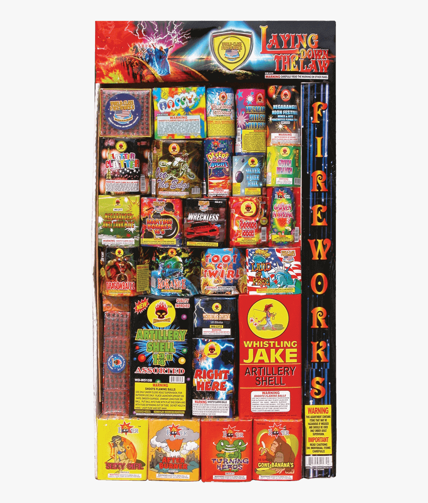 Heavy Duty Fireworks Assortment, HD Png Download