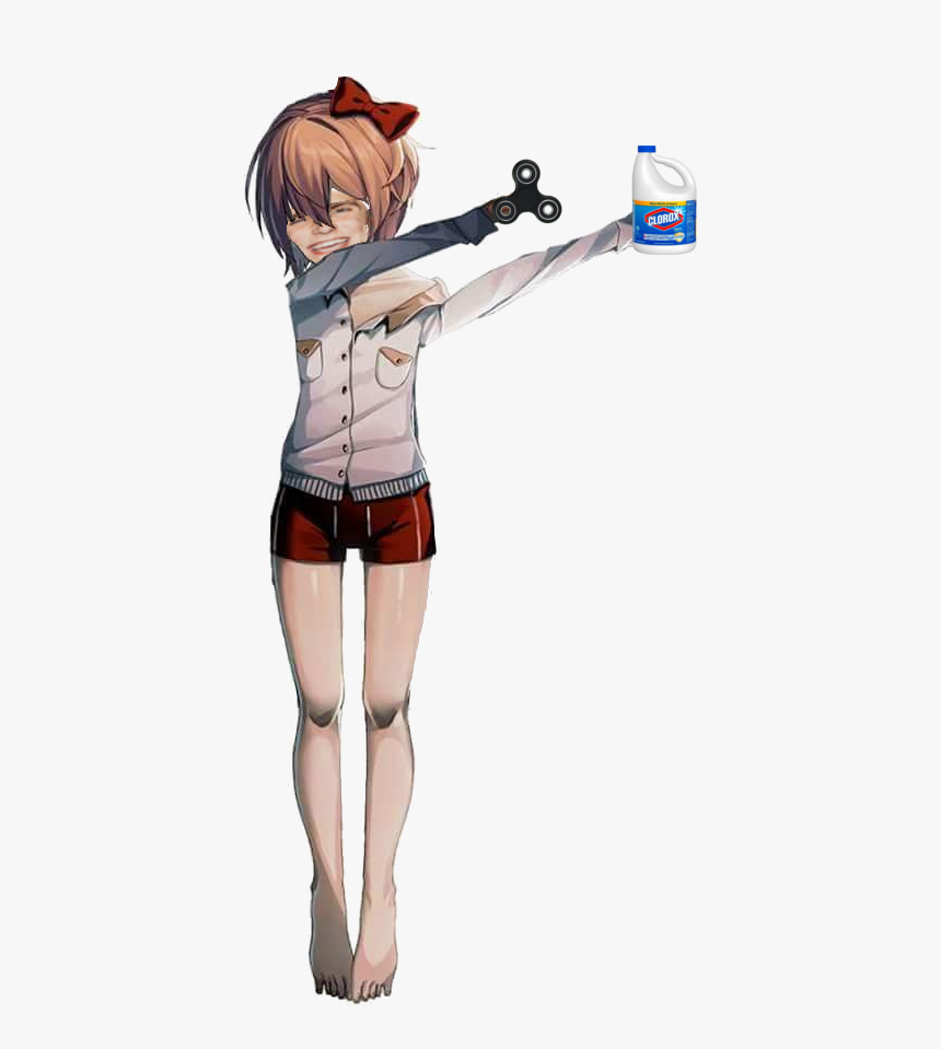 Funnot A Sonic Oc - Sayori Hanging Dab, HD Png Download
