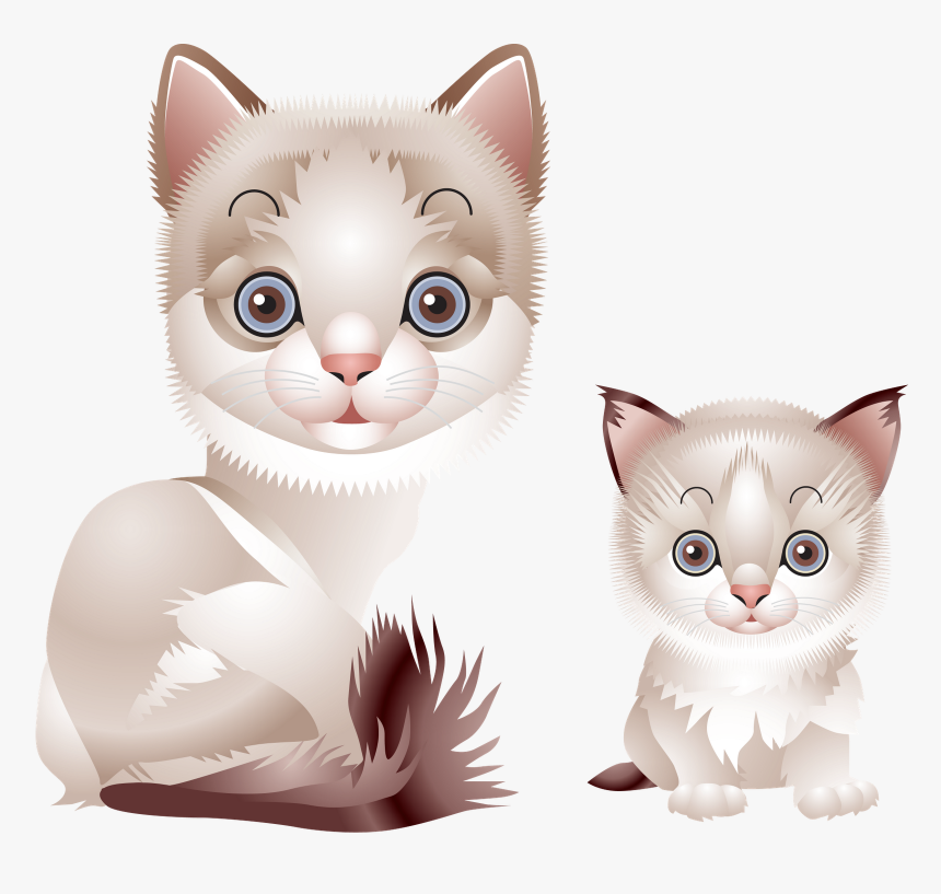 Persian Cat Clipart Rag Doll - Cat Vector, HD Png Download
