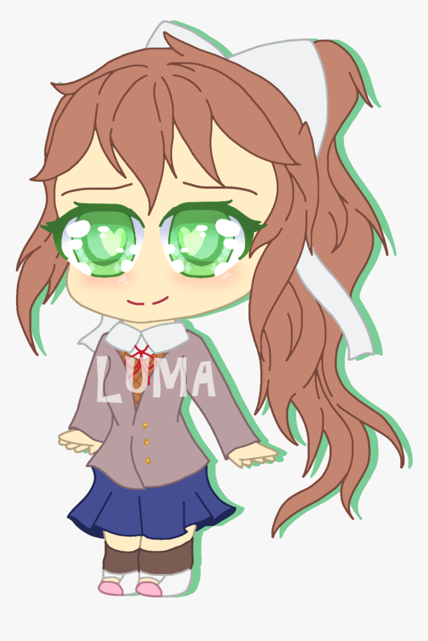 Monika Doki Doki Is Not Oki Doki Doki Doki Monika Doki - Cartoon, HD Png Download
