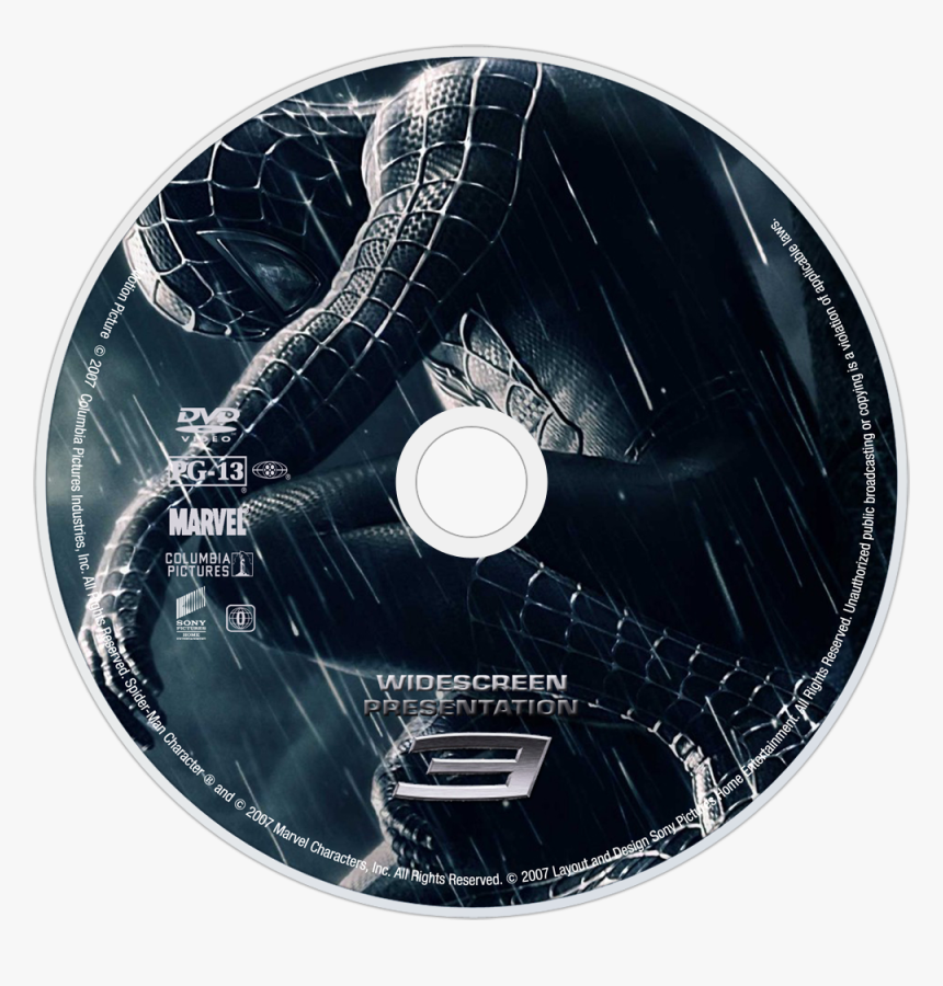 Spiderman 3 Dvd Png, Transparent Png