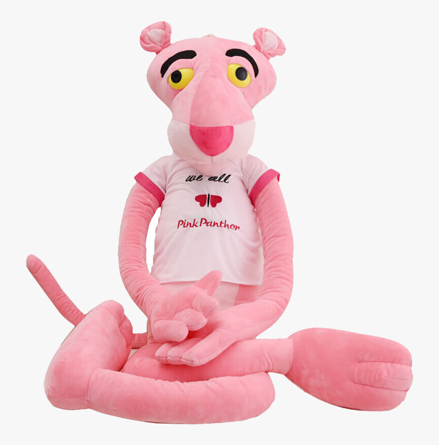 Valentine S Day Pink Leopard Doll Pink Naughty Leopard - 粉紅 豹 公仔, HD Png Download