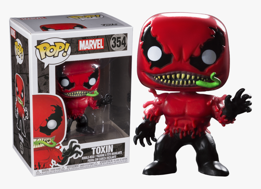 Toxin Us Exclusive Pop Vinyl Figure - Marvel Toxin Funko Pop, HD Png Download