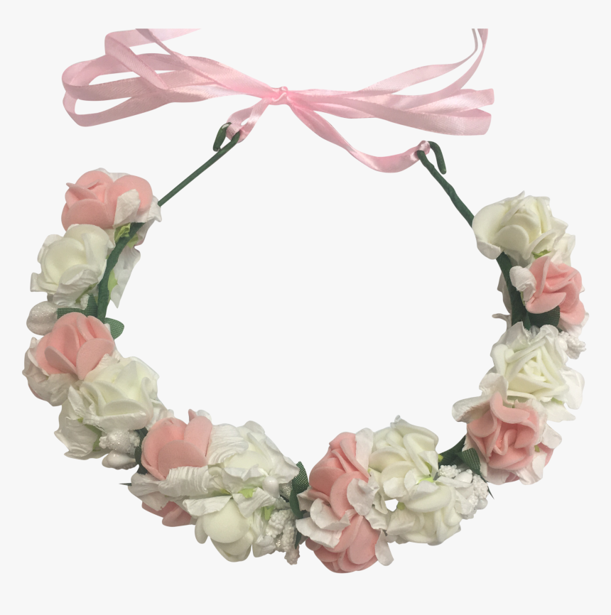 Floral Crown Headpiece - Garden Roses, HD Png Download