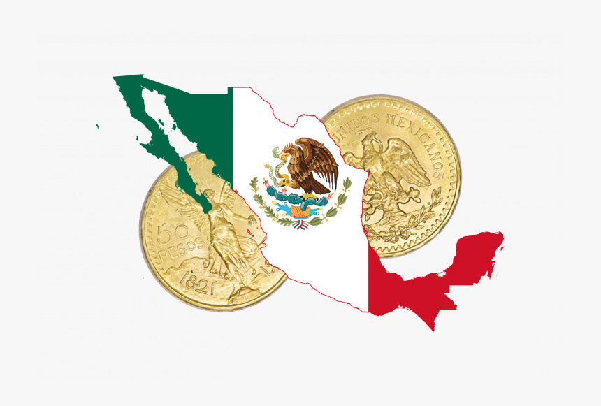 Mexico Map With Flag, HD Png Download