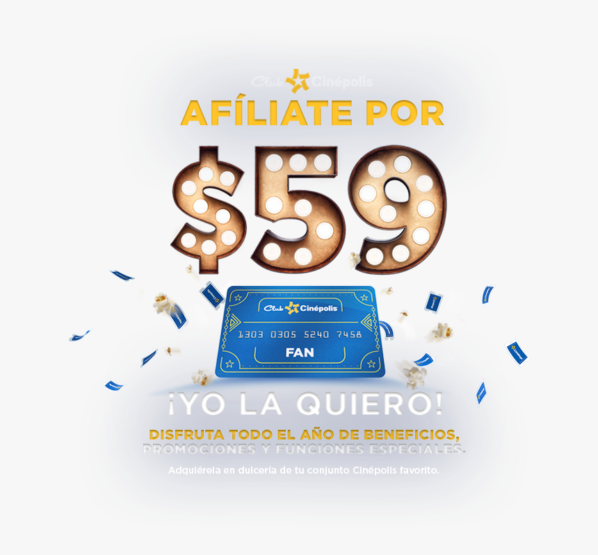 Afíliate Por Pesos Png Cinepolis Tarjetas De Regalo - Poster, Transparent Png