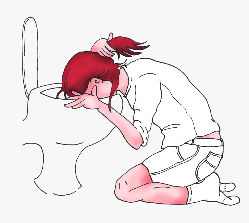 How To Throw Up When You Are Feeling Nauseous - Sketch, HD Png Download