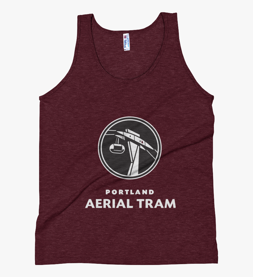 Portland Aerial Tram Logo Exports Vertical White Dot - Sleeveless Shirt, HD Png Download