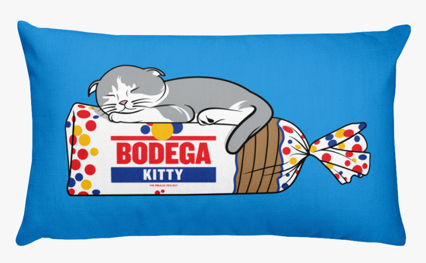 Bodega Kitty Throw Pillow 20 X12 - Throw Pillow, HD Png Download