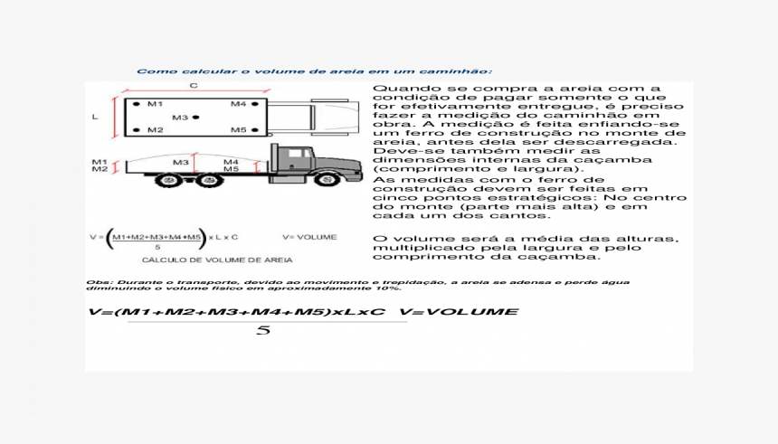 Calcular O Volume Em Um Caminhão, HD Png Download