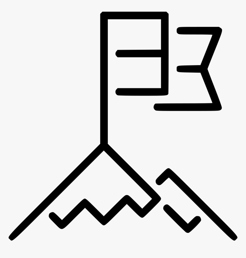 Mountain Top - Top Of The Mountain Icon, HD Png Download