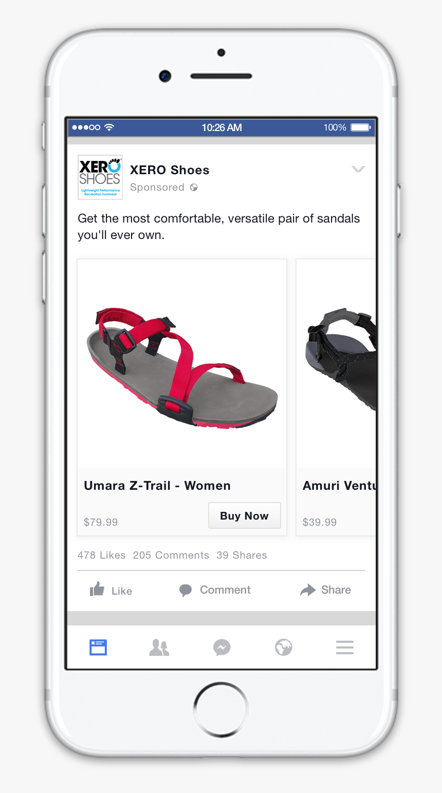 Transparent Fb Like Png - Flip-flops, Png Download