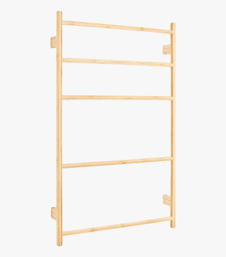 Towel Rail Wall Bar Bamboo - Shelf, HD Png Download