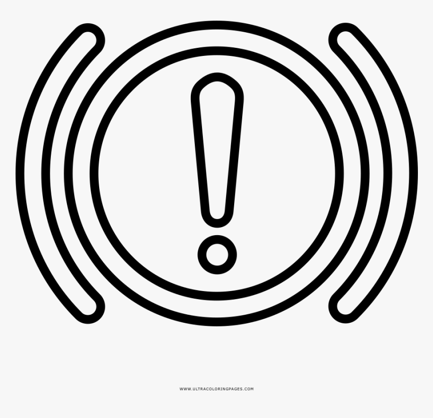 Brake Alert Coloring Page - Cash Flow Income Icon, HD Png Download