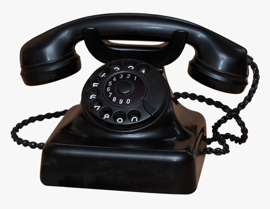 Phone, Old, 1955, Telephone Handset, Year Built - Phone Was Tied Humans Were Free, HD Png Download