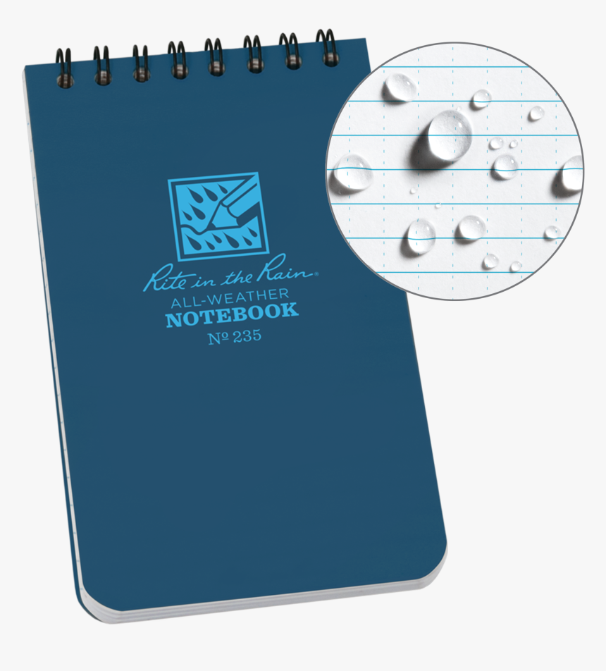 Rite In The Rain Weatherproof Notepad, - Notebook, HD Png Download