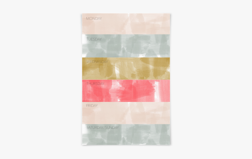 Color Block Weekly Notepad 

 
 Data Rimg Lazy 
 Data - Beige, HD Png Download