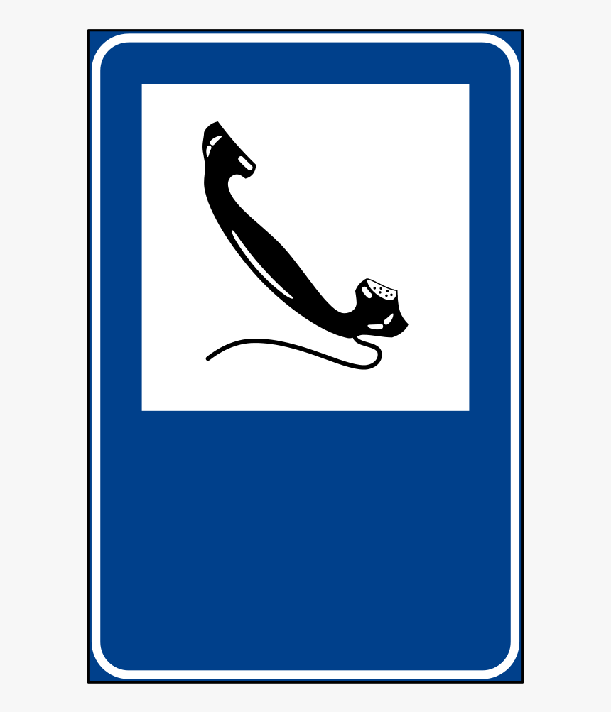 Telephone Traffic Sign, HD Png Download