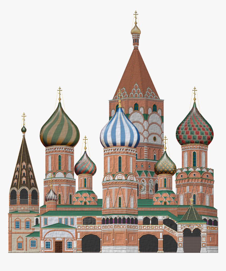Transparent Dome Png - Saint Basil's Cathedral Png, Png Download