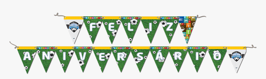 Faixa Feliz Aniversário Apaixonados Por Futebol - Feliz Aniversario Turma Da Monica, HD Png Download