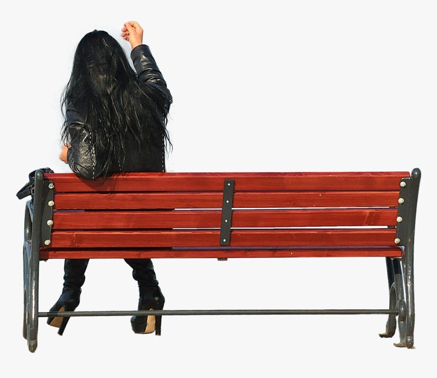 Landscape Architecture Photomontage - Sitting On A Bench Png, Transparent Png
