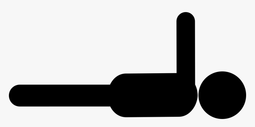 Lying Relaxing Yoga Posture Of A Man From Side View, HD Png Download