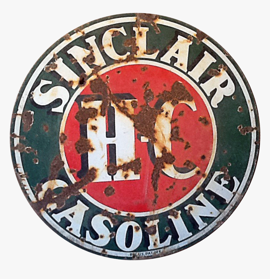 Vintage Gasoline Sign, HD Png Download